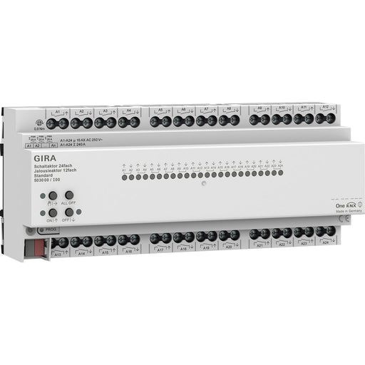 Gira - Bussystem-Schaltaktor Schalt-, Jalousieaktor 503000 24f/12f 16 A