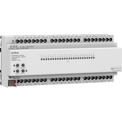 Gira - Bussystem-Schaltaktor Schalt-, Jalousieaktor 504000 24f/12f 16 A
