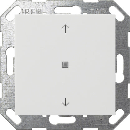 Gira - Bussystem-Tastwippe Taster Wippe 517203 KNX, 1f, Reinweiß