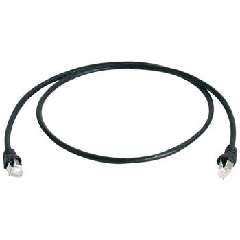 Telegärtner - Patchkabel Kupfer Patchkabel F/UTP 5E 100009085 sw 10,0m HF