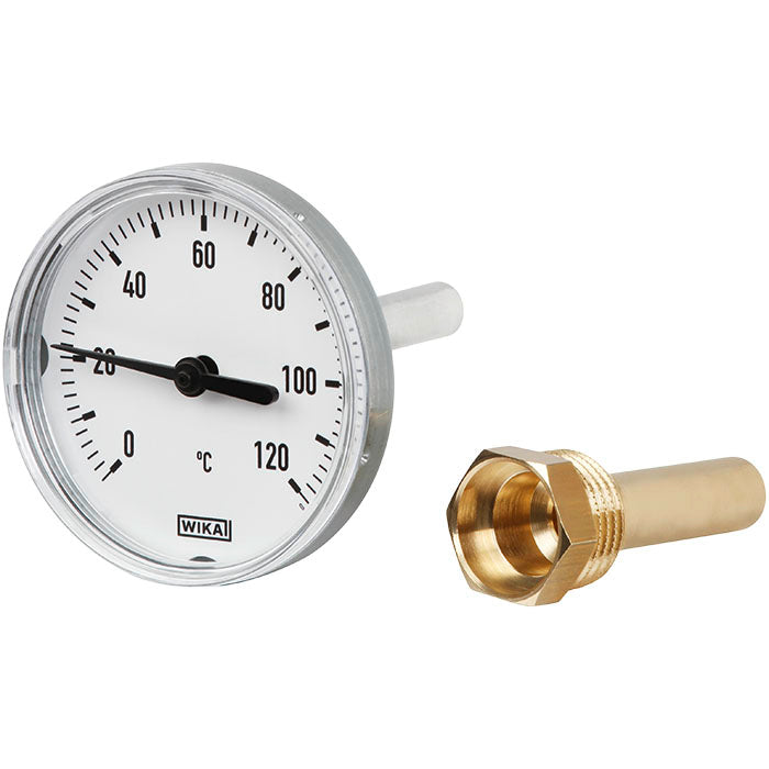 Wika Wiegand - Bimetall-Thermometer Bim.-Therm.43.20.080 St 14138760 0..60° Cl.2 L60x9mm