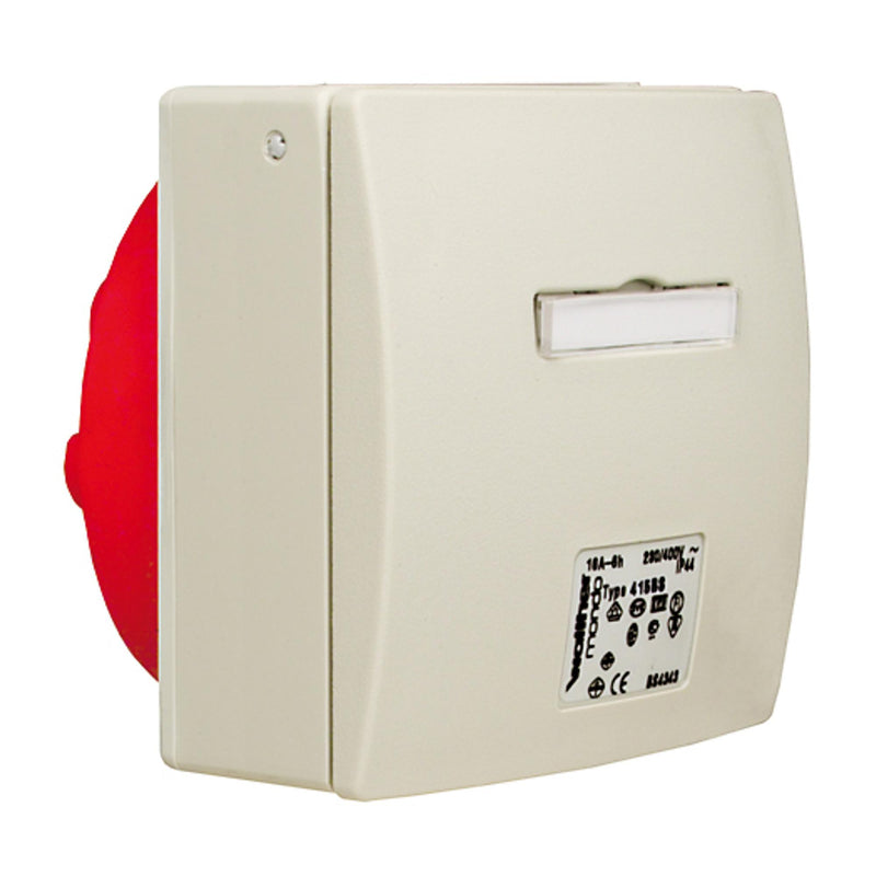 Walther Werke - CEE-Anbausteckdose (IEC 60309) MONDO Anbaudose gerade 415509AS 16A 5P 9h − 10 Stück