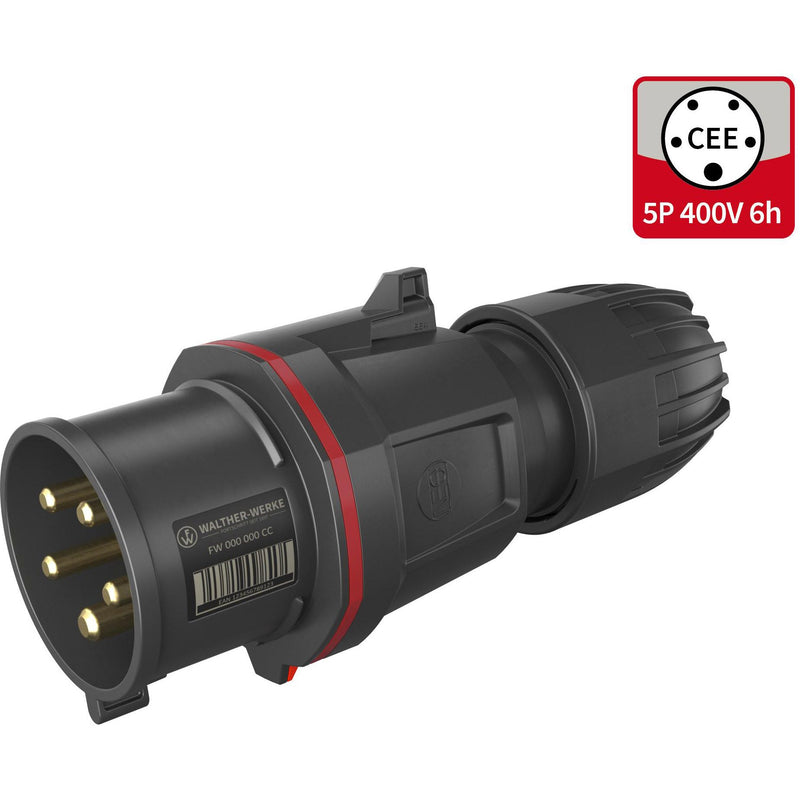 Walther Werke - CEE-Stecker (IEC 60309) CEE NEO Stecker FW231506CC 32A 5P 6h IP54