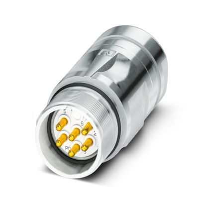 Phoenix Contact - Rundsteckverbinder, feldkonfektionierbar (Industriesteckverbinder) Kupplungssteckverbinder CA-06P1N129007X − 1 Stück