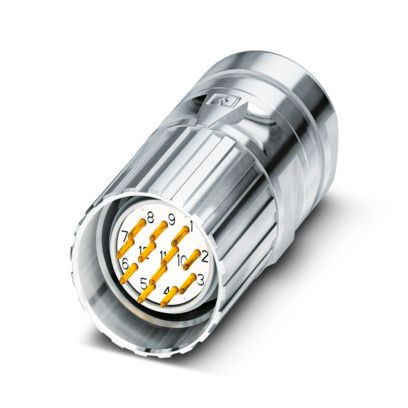 Phoenix Contact - Rundsteckverbinder, feldkonfektionierbar (Industriesteckverbinder) Kabelsteckverbinder CA-16P1N8A80DNX − 1 Stück