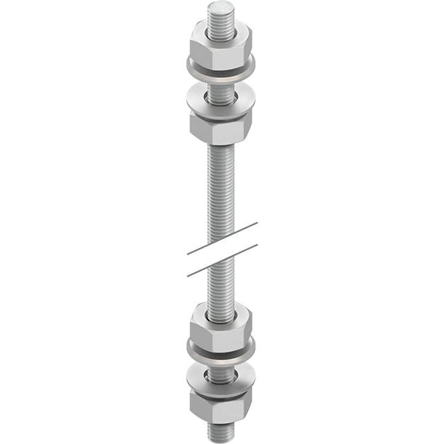 Niedax - Gewindestange Gewindestab M 10/900 − 25 Stück