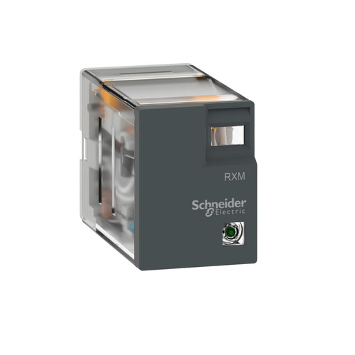 Schneider Electric - Schaltrelais Miniaturrelais 3A 4W 48V RXM4LB2ED Easy Harmony mit LED − 10 Stück