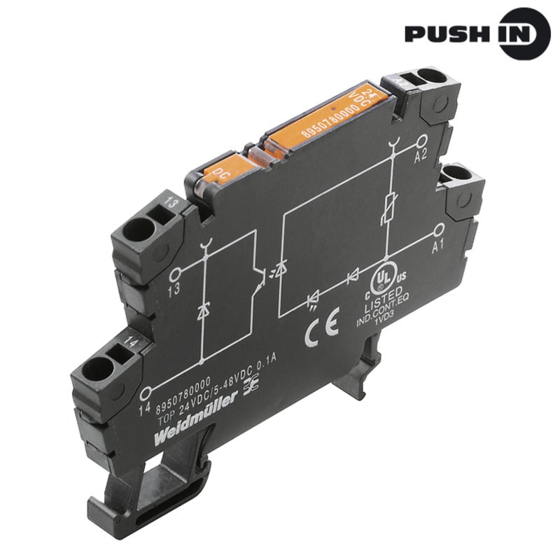 Weidmüller - Optokoppler Halbleiterrelais 4860V TOP 48-60#8950790000 5-48V DC − 10 Stück