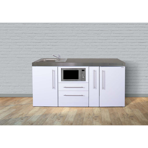 Stengel - Mini-Küche Miniküche Premiumline MPMES180AKSKSlBr2Sn Edelstahl