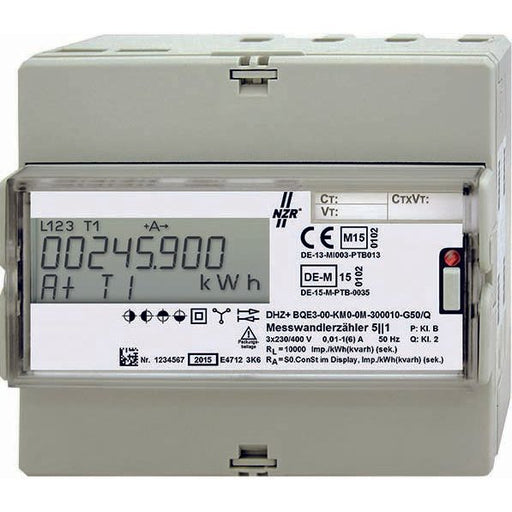 NZR - Elektrizitätszähler Wechsel-/Drehstromzähler 59320305 4Q S0 1(6)A