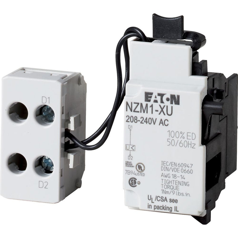 Eaton - Unterspannungsauslöser NZM1-XU60DC m.seitl.Kl.-böckchen