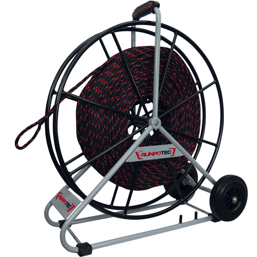 Runpotec - Kabeleinziehsystem Zugseil Polyester 10120 12mm 150m m.Haspel