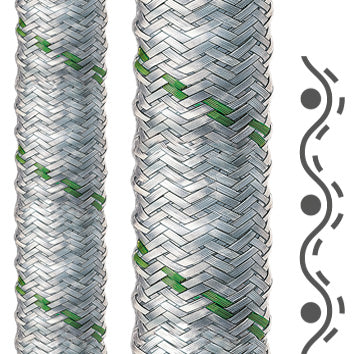 Flexa - Metall-Schutzschlauch Kunststoff-Schutzschlauch AIRfl-KUW-EDU, AD45 10 m AD 45, 37x 45mm − 10 Meter