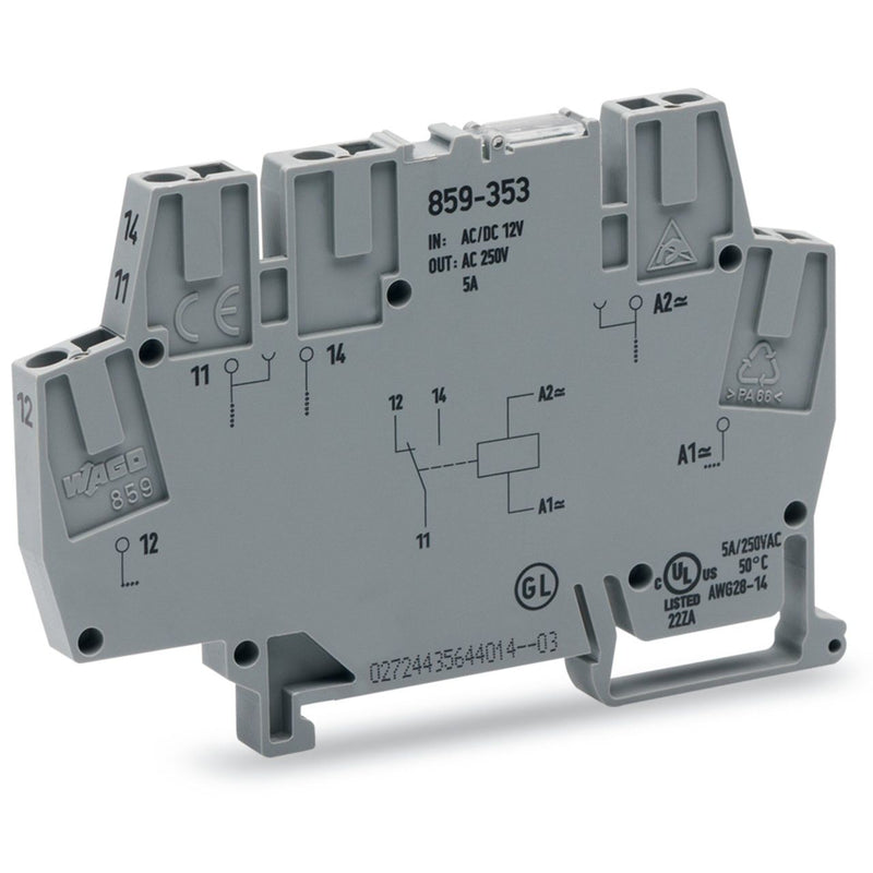 WAGO - Schaltrelais Relaismodul 859-357 AC/DC 115 V − 10 Stück