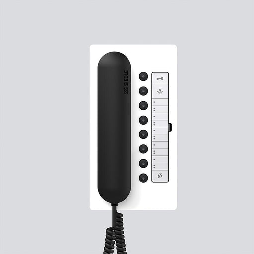 Siedle&Söhne - Innenstation für Türkommunikation Bus-Telefon Comfort BTC 850-02 WH/S Weiß-Hochglanz