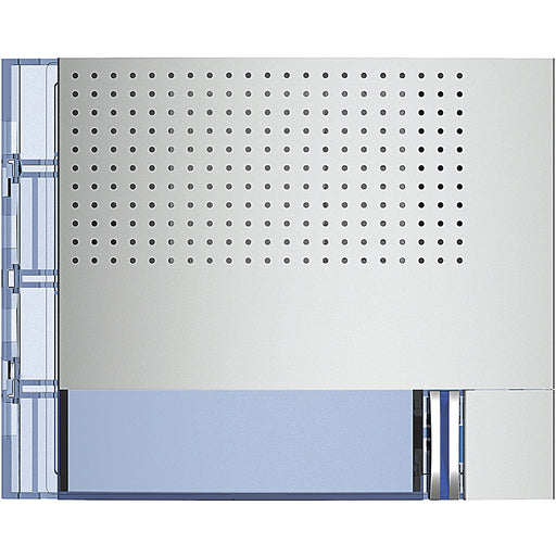 Legrand (BT) - Abdeckrahmen Frontblende Basis 351011 Allmetal, 1 Ruftaste
