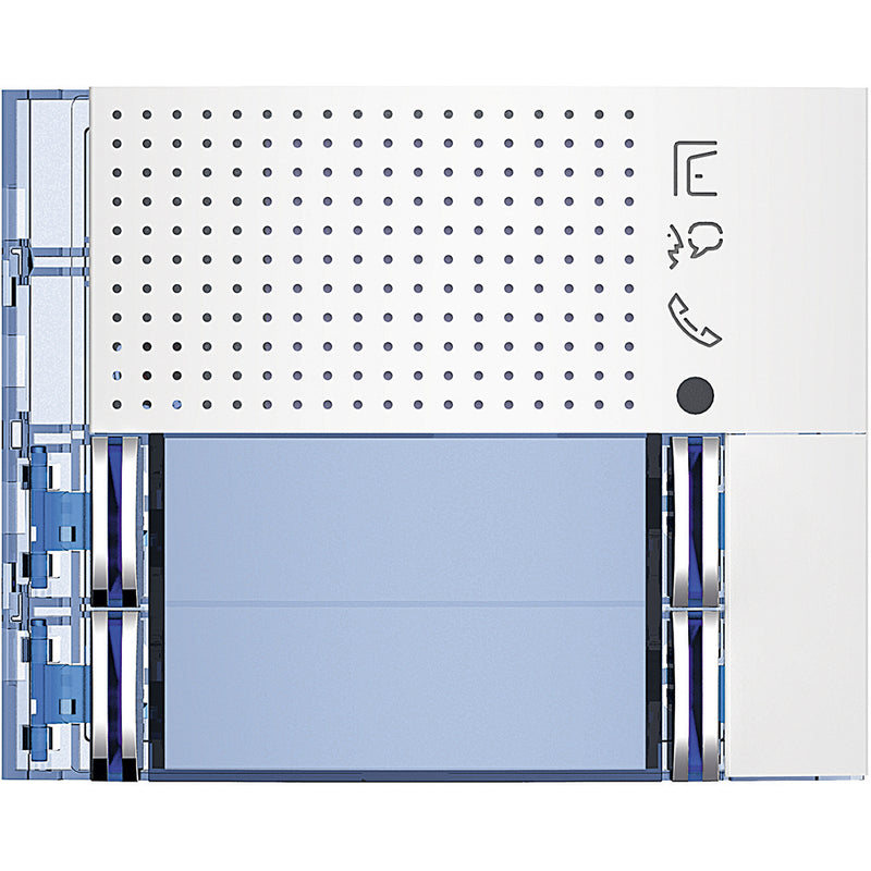 Legrand (BT) - Abdeckrahmen Frontblende Plus 2-reihig 351182 Allwhite,4 Ruftasten