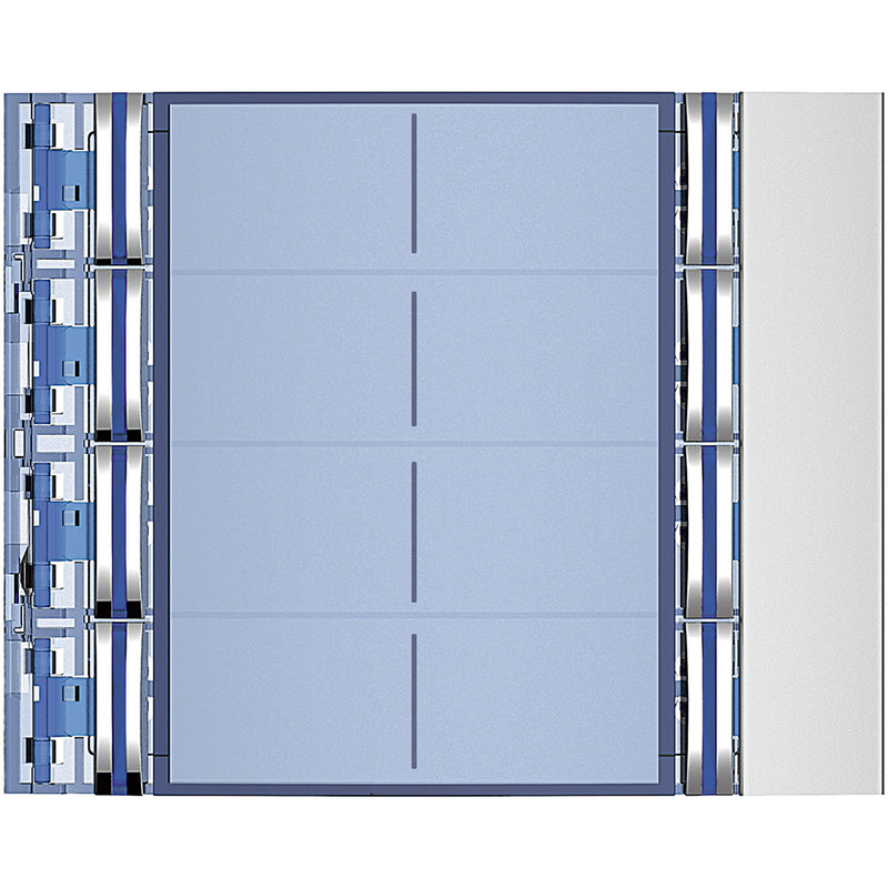 Legrand (BT) - Abdeckrahmen Frontblende Ruftastmodul 352181 8 Ruftasten,Allmetal