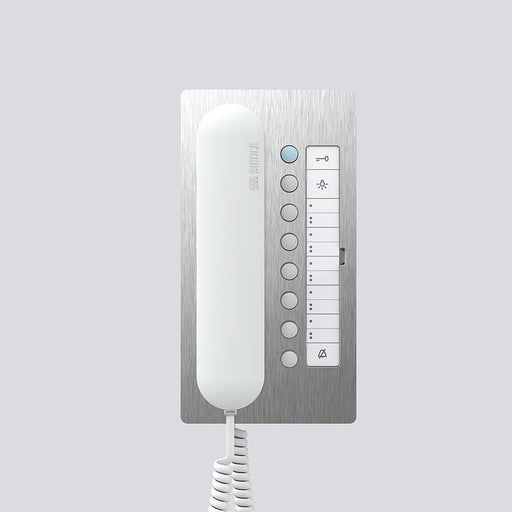 Siedle&Söhne - Innenstation für Türkommunikation Bus-Telefon Comfort BTC 850-02 E/W Edelstahl/weiß