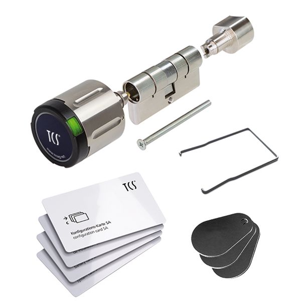 TCS Tür Control - Zutrittskontrollsystem Elektron.Knaufzylinder 817-003-5570 IP56 Set 55/70