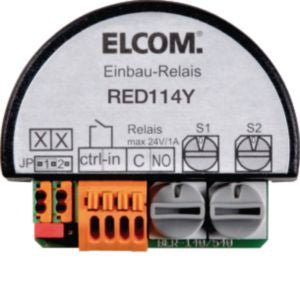Elcom - Zusatzgerät für Türkommunikation Schaltrelais RED114Y 2Draht UP