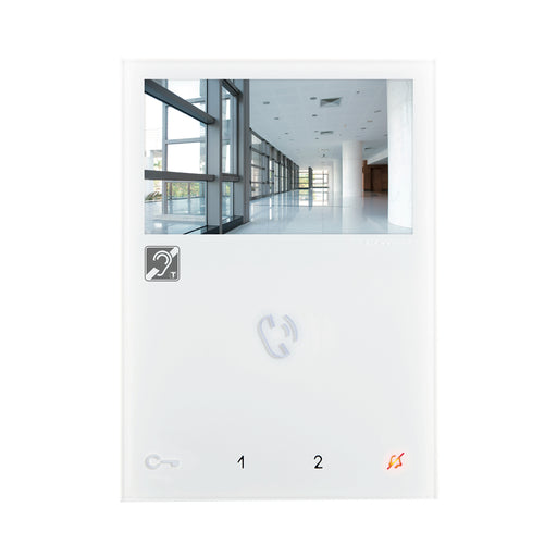 Comelit - Innenstation für Türkommunikation Freisprech-Farbmonitor 6721W/BM mini System,INDU ws