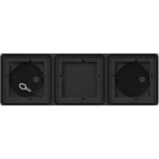 Gira - Montageelement für Türstation AP-Gehäuse 3 Module 1x3 5503902 Verkehrsweiß (lack.)
