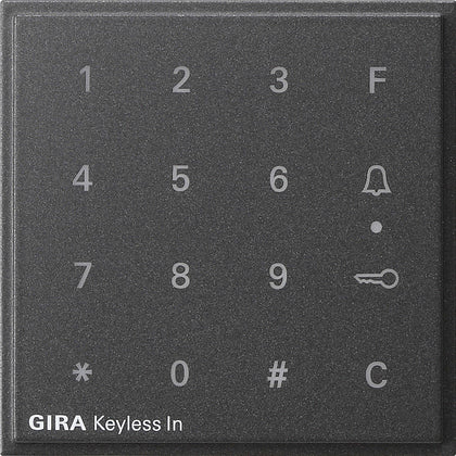 Gira - Bussystem-Zutrittskontrolleinrichtung Aufsatz Codetastatur anth 851367