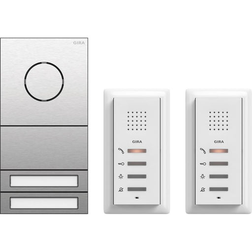 Gira - Türsprech-Set ZFH-Paket Audio 2407000 Edelstahl