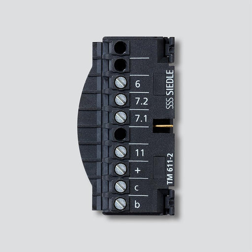 Siedle&Söhne - Zubehör/Ersatzteile für Türkommunikation Klemmblock TM 611-2 Schwarz