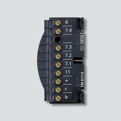 Siedle&Söhne - Zubehör/Ersatzteile für Türkommunikation Klemmblock TM 611-4 Schwarz