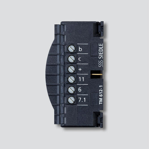 Siedle&Söhne - Zubehör/Ersatzteile für Türkommunikation Klemmblock TM 612-1 Schwarz