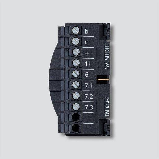 Siedle&Söhne - Zubehör/Ersatzteile für Türkommunikation Klemmblock TM 612-3 Schwarz