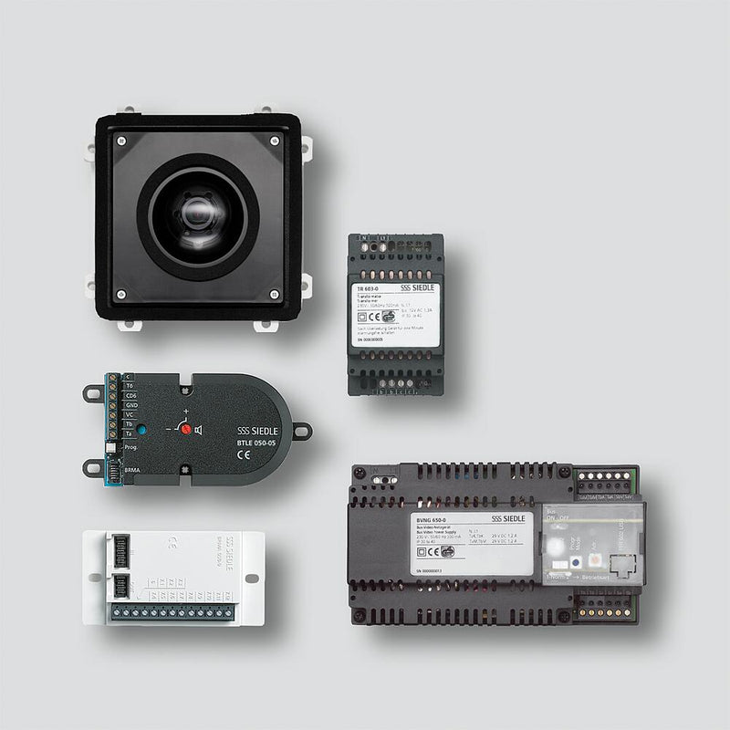 Siedle&Söhne - Türsprech-Set Einbau-Kit Video KIT EV 058-0 Schwarz