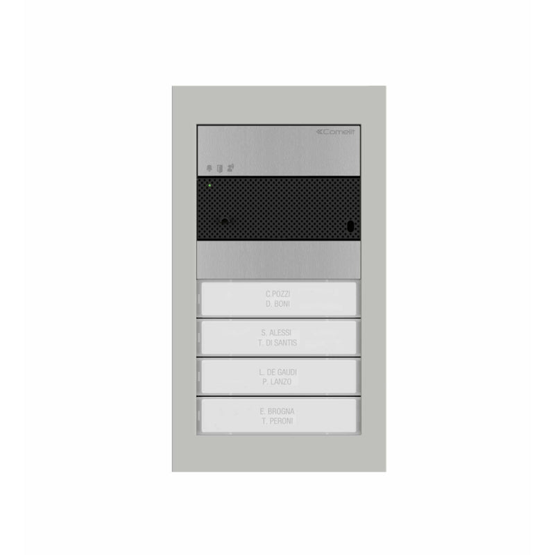 Comelit - Montageelement für Türstation Adapterrahmen UT9154W ws, 4-Module