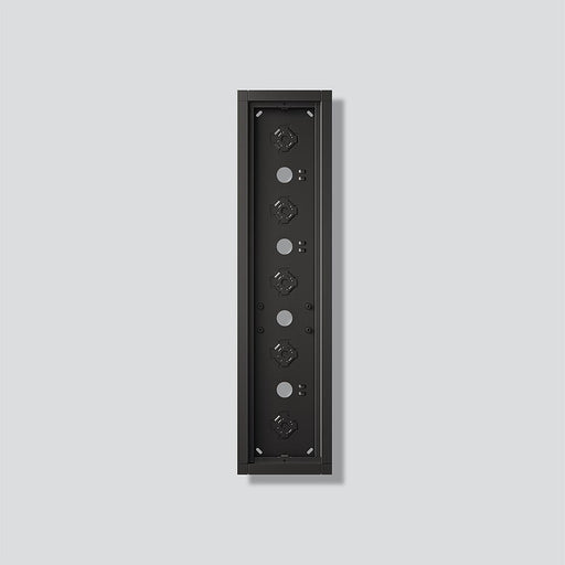 Siedle&Söhne - Montageelement für Türstation Gehäuse-Aufputz GA 612-5/1-01 DG Dunkelgrau-Glimmer
