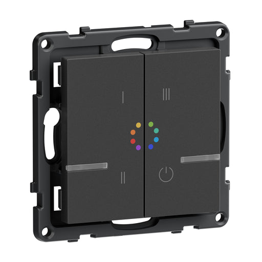 Legrand - Sender/Fernbedienung für Installationsschalterprogramme Seano m Netatmo Wandsender Legrand 765943 Farbe: Anthrazit