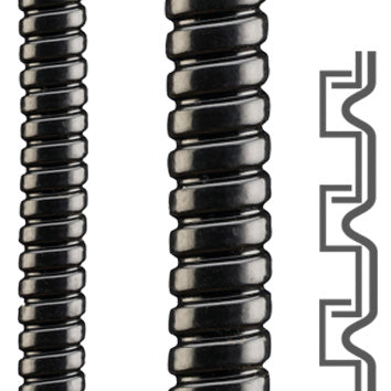 Flexa - Metall-Schutzschlauch Metallschutzschlauch 12010902005 SPR-PVC-ESD − 50 Meter