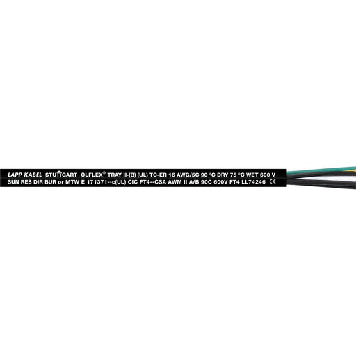 Lapp Kabel&Leitung - Energiekabel < 1 kV, für ortsveränderlichen Einsatz ÖLFLEX TRAY II 41G1,5 221641