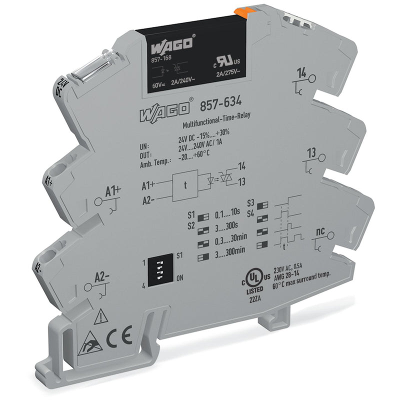 WAGO - Zeitrelais Multifunktionszeitrelais 857-634