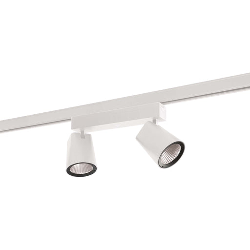 Ridi-Leuchten - Downlight/Strahler/Flutlicht LED-Stromschienenstrahler CIRQUA-L2X3000-830SF weiß, 3000K