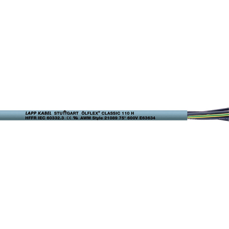 Lapp Kabel&Leitung - Energiekabel < 1 kV, für ortsveränderlichen Einsatz ÖLFLEX CLASSIC 110 H 5G0,5 10019905/100 − 100 Meter
