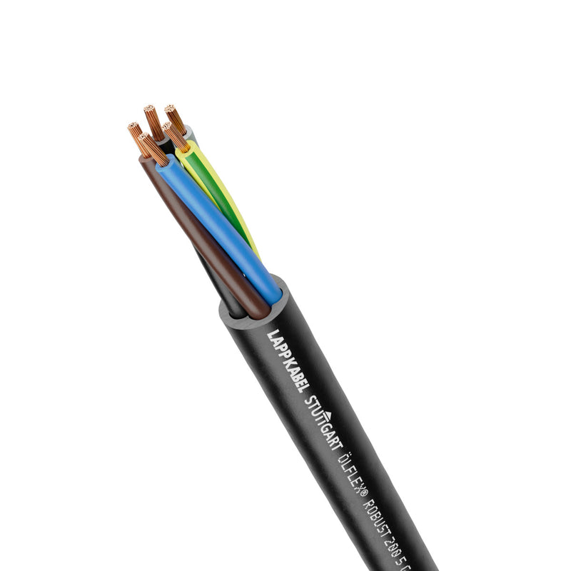 Lapp Kabel&Leitung - Energiekabel < 1 kV, für ortsveränderlichen Einsatz ÖLFLEX ROBUST 200 3G2,5 0021811/100 − 100 Meter