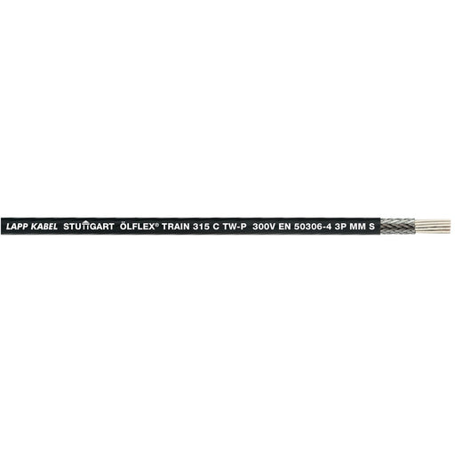 Lapp Kabel&Leitung - Energiekabel < 1 kV, für feste Verlegung ÖLFLEX TRAIN 315 C TW-P 15315045/100 300V 19X1 − 100 Meter
