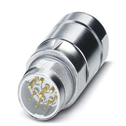 Phoenix Contact - Rundsteckverbinder, feldkonfektionierbar (Industriesteckverbinder) Kupplungssteckverbinder SF-5EP1N8A90A1 5-pol+PE ger./kurz