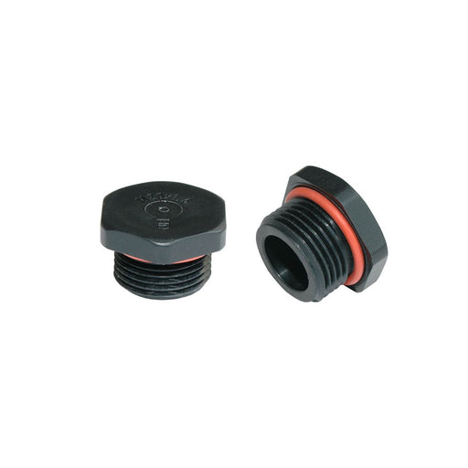 Jacob - Verschlussschraube V301-1040-02 sw IP66/68O-RingVMQ − 25 Stück