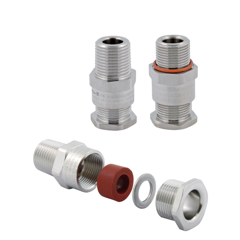 Weidmüller - Kabelverschraubung A2L/25/NPT3/4-WM gerade, 3/4" NPT − 12 Stück