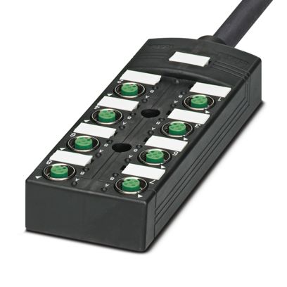 Phoenix Contact - Passiver Sensor-/Aktor-Verteiler (mit Leitung) Verteilerbox SACB-8/ 8-L-#1262026