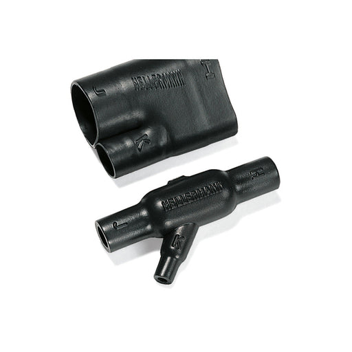 HellermannTyton - Aufteilkappe Warmschrumpfteil 1303-1-G PO-X BK schwarz