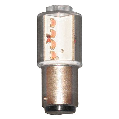 Scharnberger+Hasenbein - Anzeige- und Signallampe LED-Leuchte 18,5x45mm 35714 Ba15d 230VAC/DC gelb